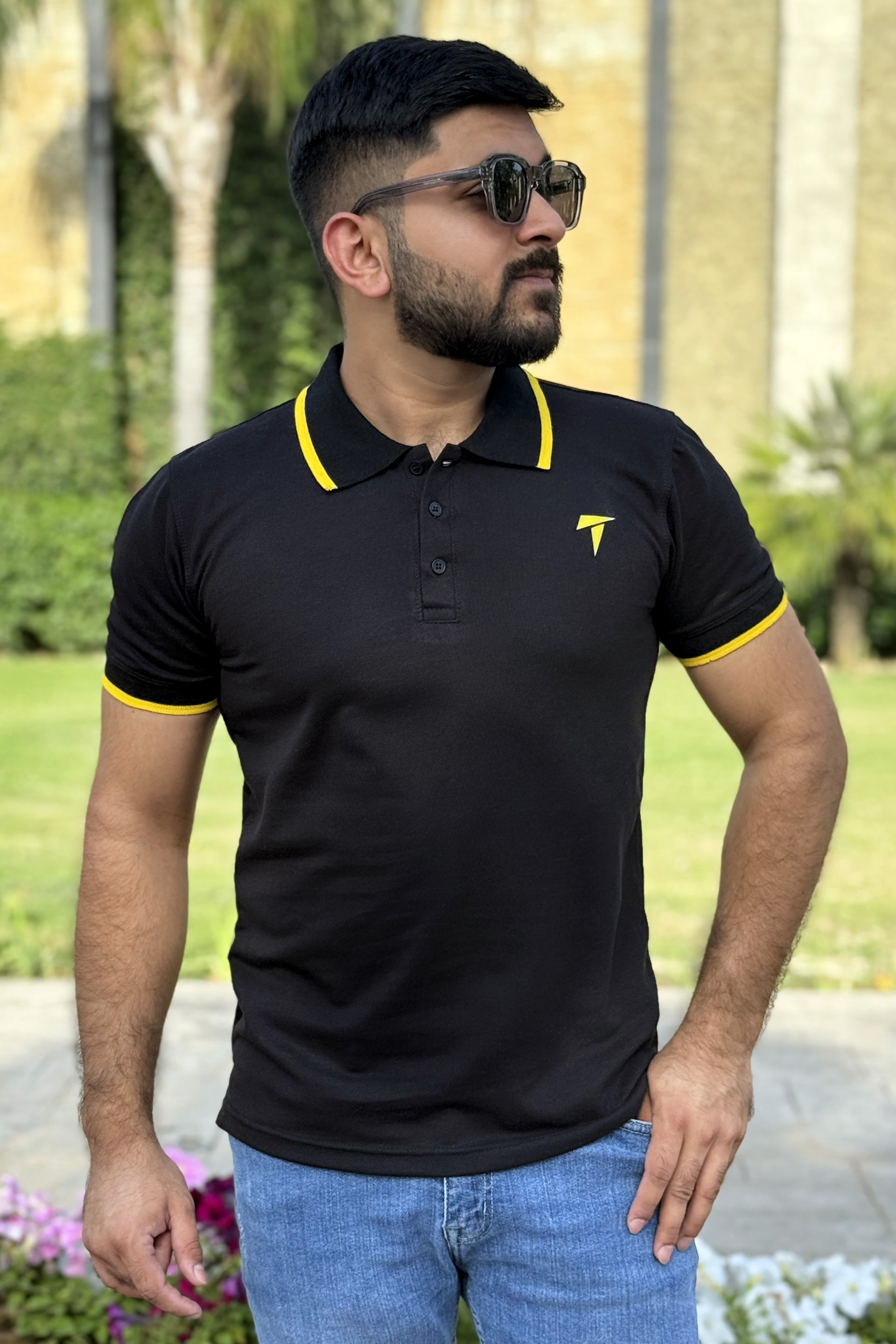 Black Yellow Polo Trio