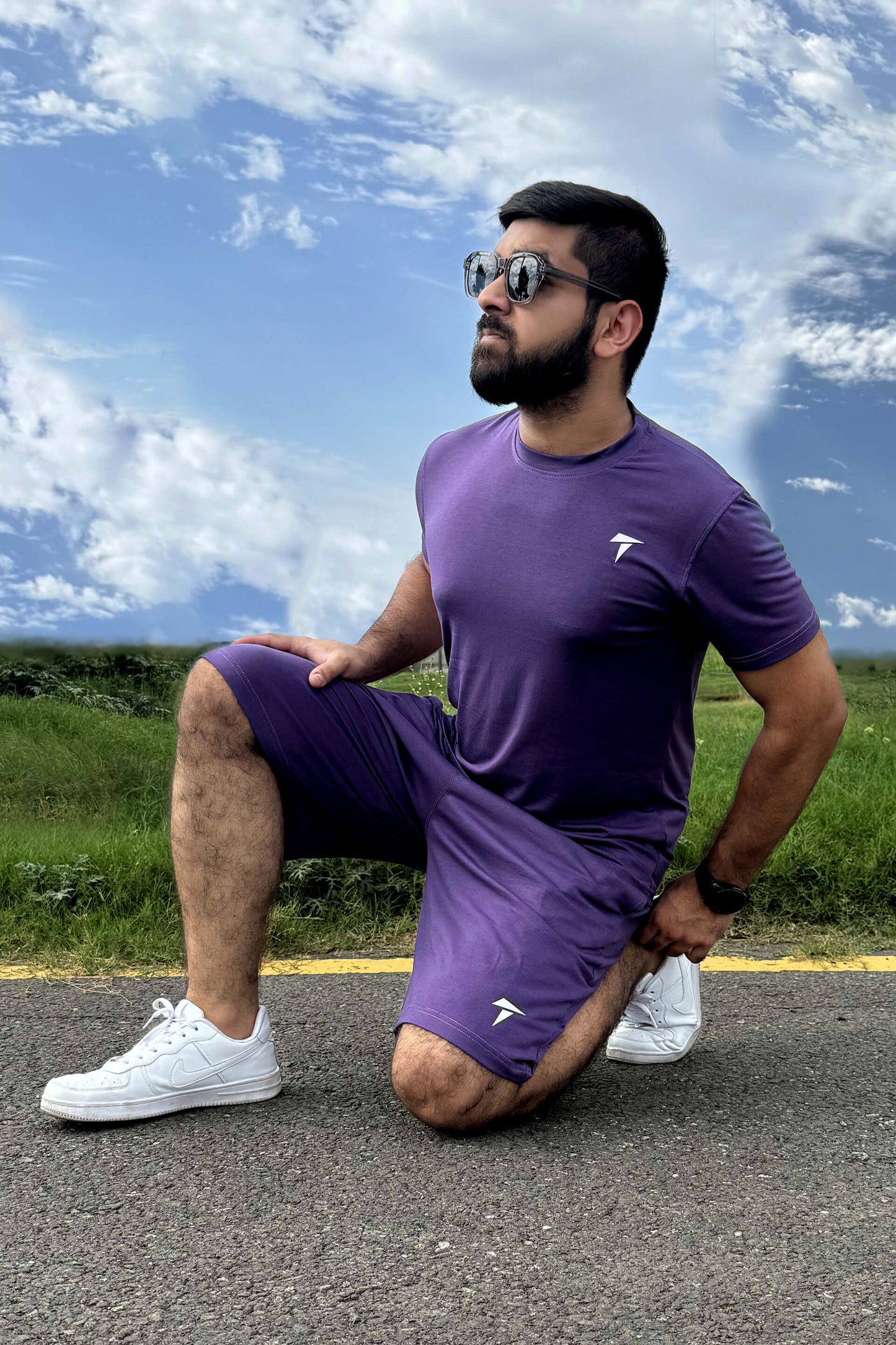 Premium Purple Short Set