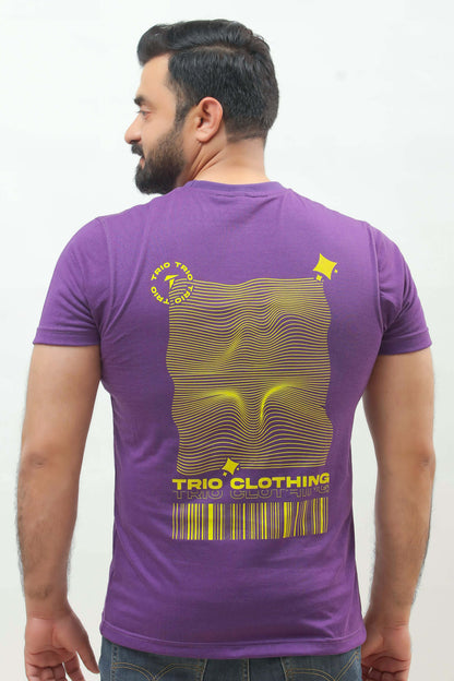 Purple Graphic T Shirt