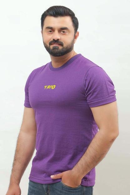 Purple Graphic T Shirt