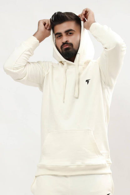 Men Ivory Hoodie